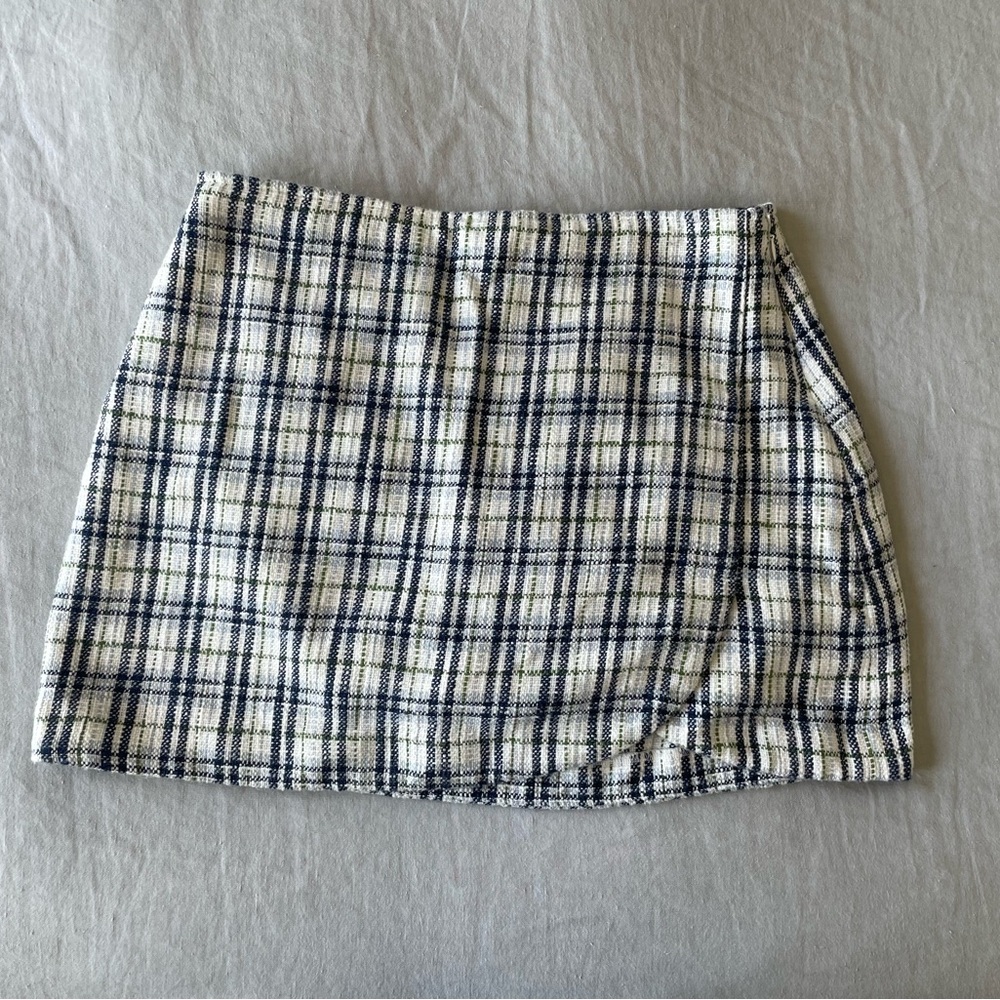 Abercrombie & Fitch plaid Mini Skirt